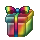 Rainbow Box with Bow
